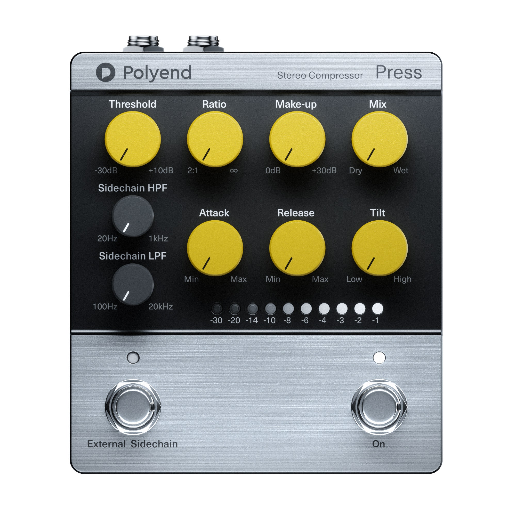 Polyend Press Analog Stereo Compressor Pedal
