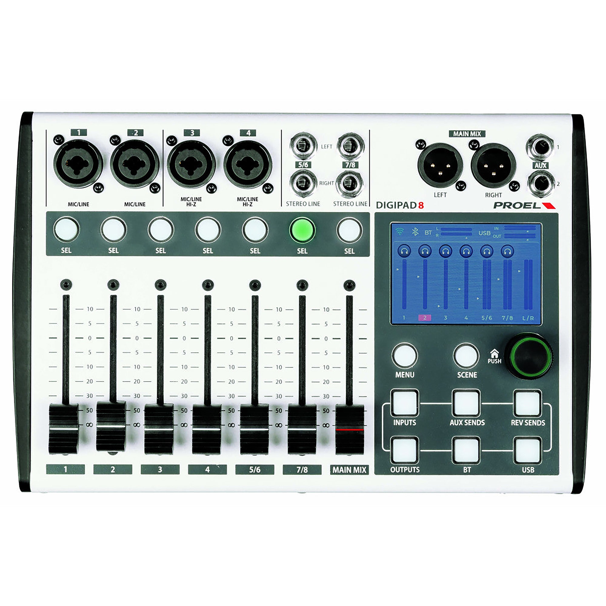 Proel DIGIPAD8 8-Channel Digital Mixer
