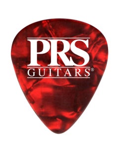 PRS Red Tortoise Logo Celluloid Picks Medium 12-Pack