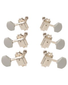 PRS Vintage Style Locking Tuners with Silver Sky Buttons Nickel (6)