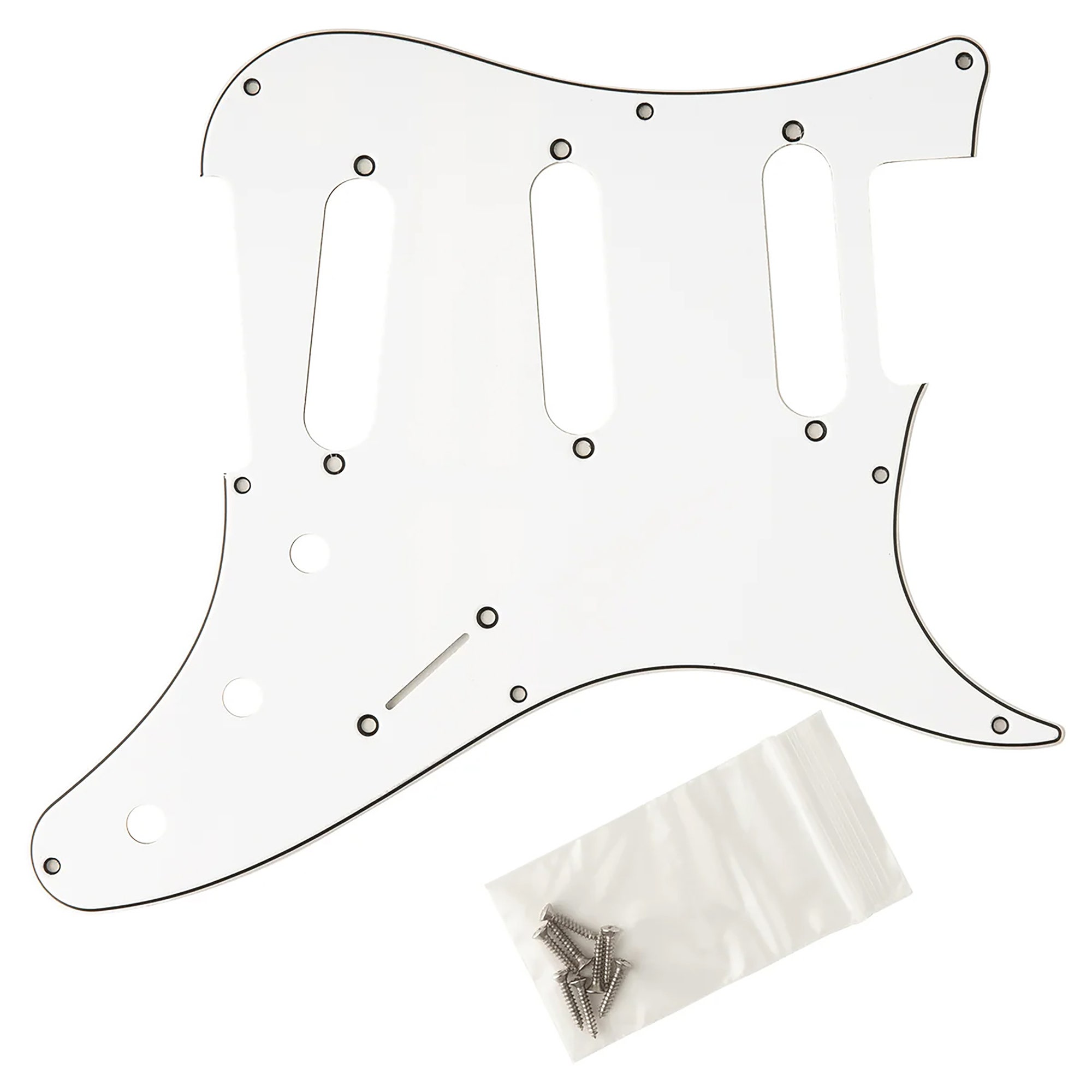 PRS Silver Sky Pickguard White