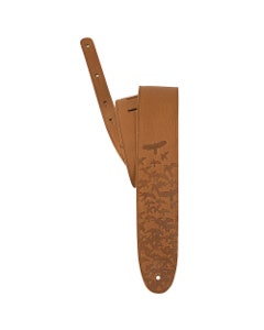 PRS Leather Bird Swarm Guitar Strap Tan