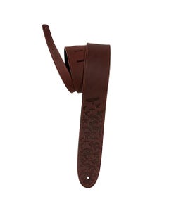 PRS Leather Bird Swarm Guitar Strap Rust