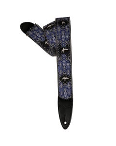 PRS 2" Strap Custom Jacquard Birds Fleur Violet