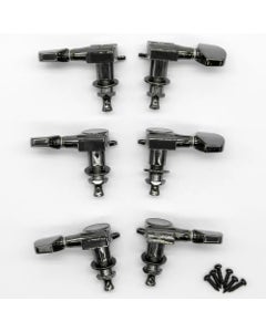 PRS Designed Non-Locking Tuners Smoked Black (Set of 6)
