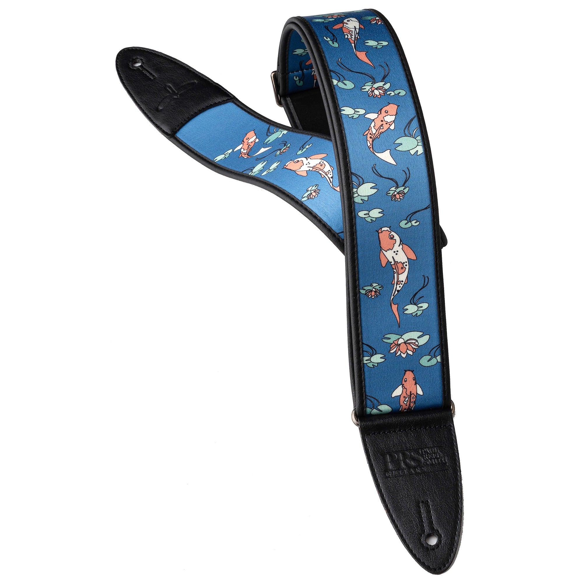 PRS Limited Edition Private Stock "Koi Inlay" Guitar Strap Blue