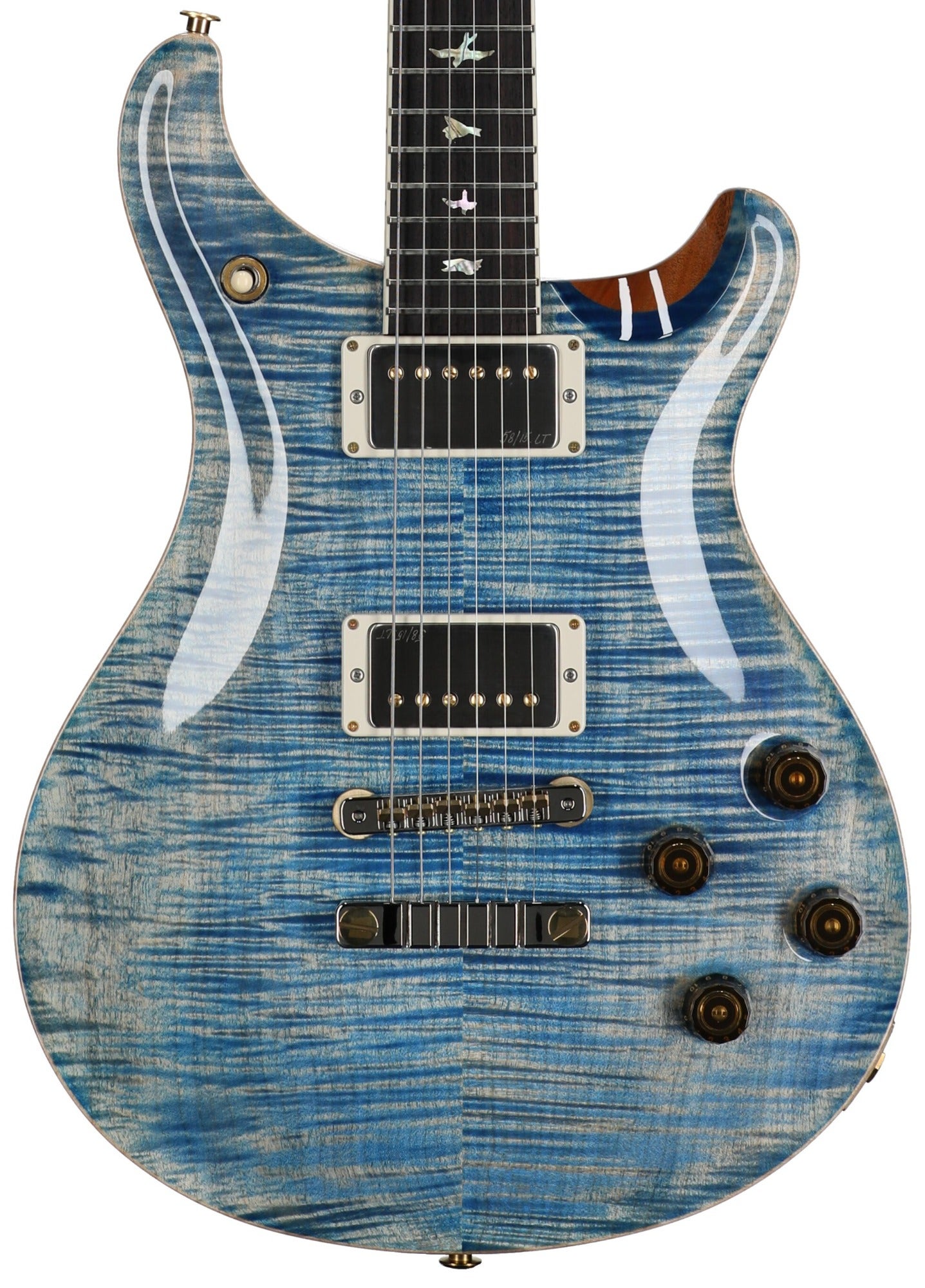 PRS McCarty 594 10-Top Faded Blue Jean with Case