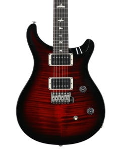 PRS CE24 Electric Guitar with Bolt On Neck with Gig Bag Fire Red Wraparound Smokeburst View 2