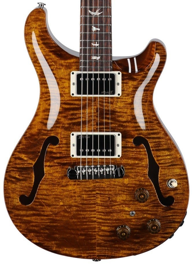 PRS Hollowbody II Piezo Black Gold with Case