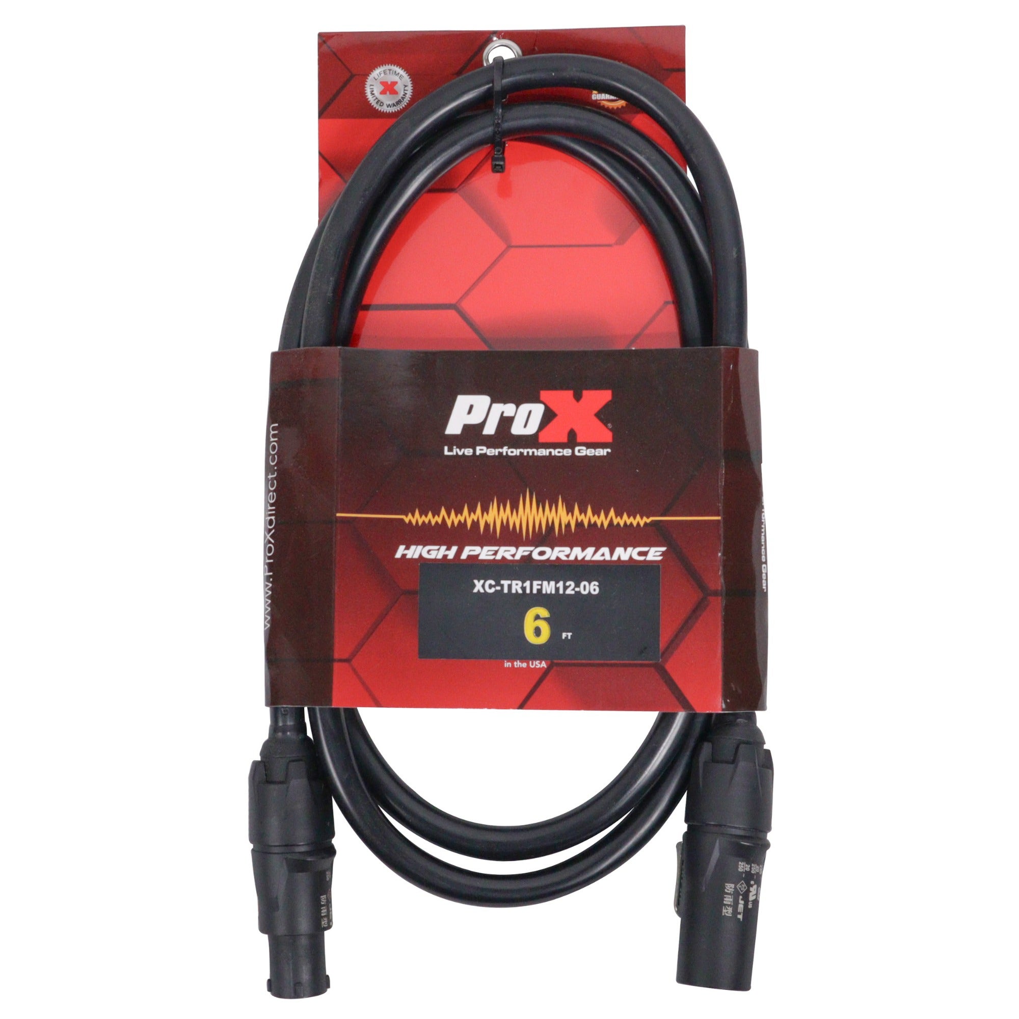 Pro X XC-TR1FM12-06 True1 6ft Jumper Cable