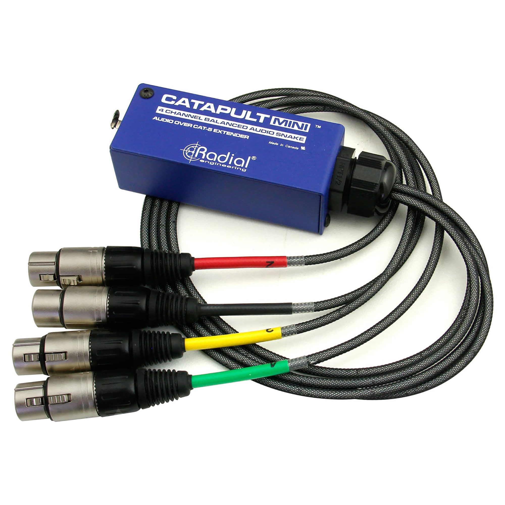 Radial Engineering Catapult MINITX 4-Channel Digital Snake Cat5 / XLRF