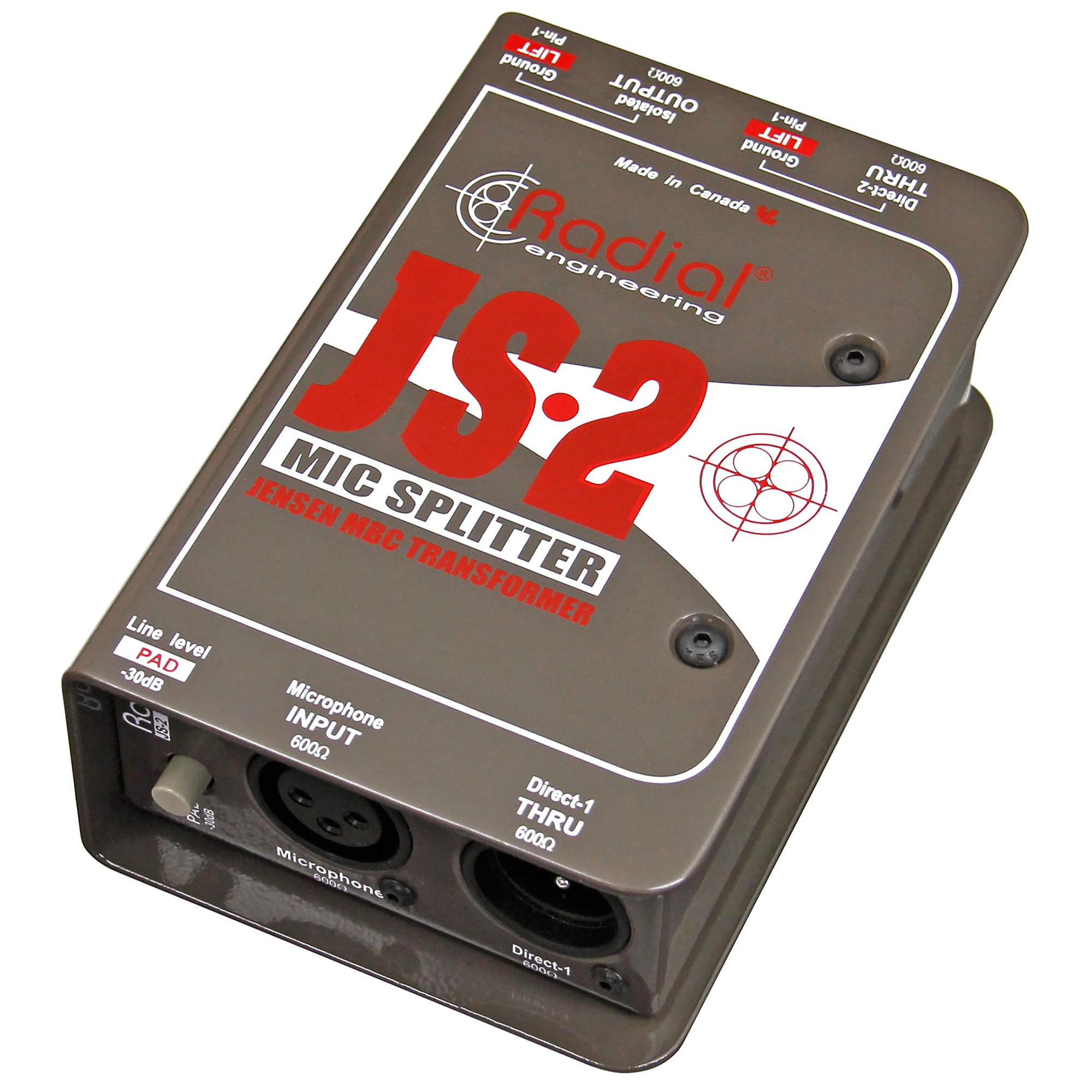 Radial Engineering JS23 Passive Mic/Line Splitter