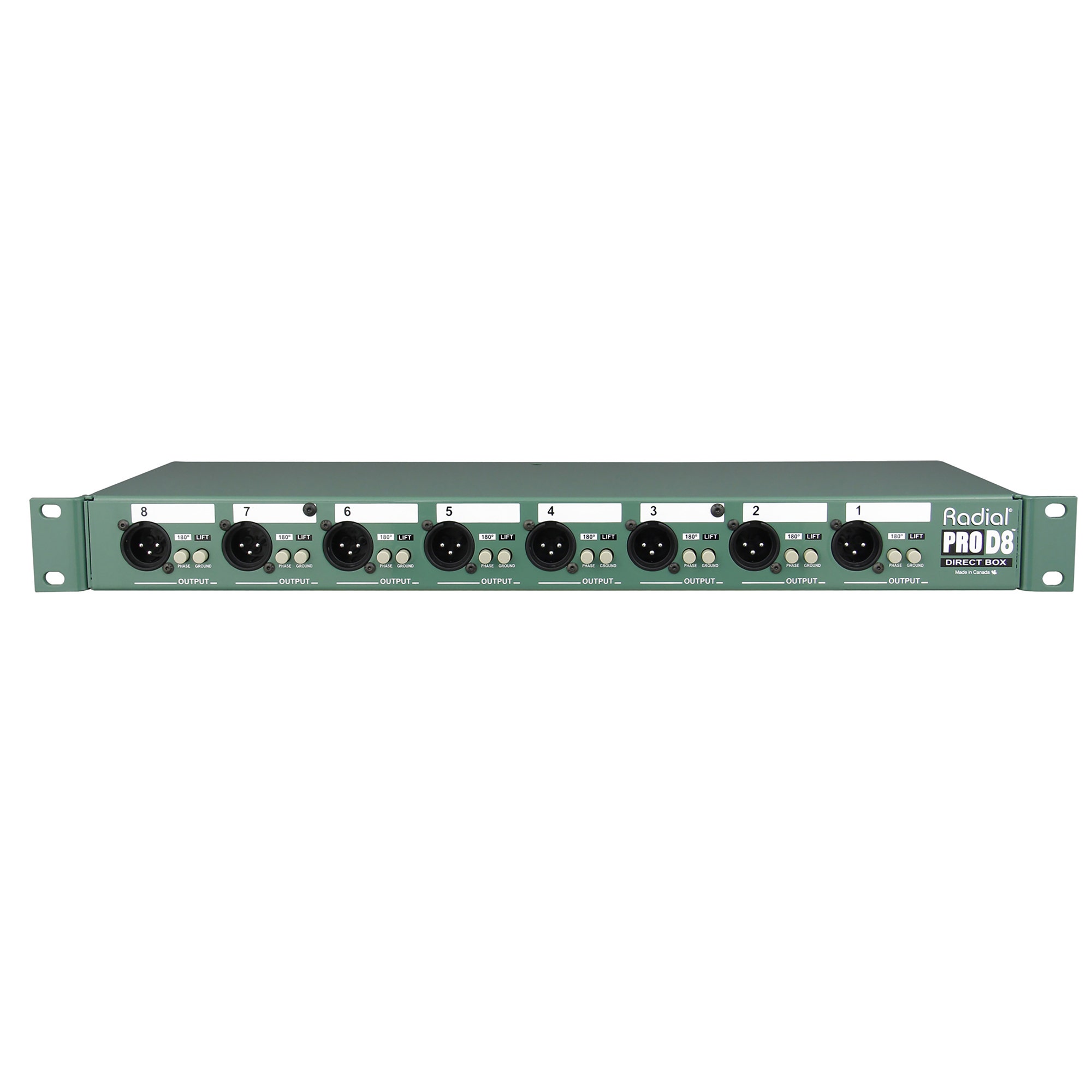 Radial Engineering ProD8 8-Channel Passive DI