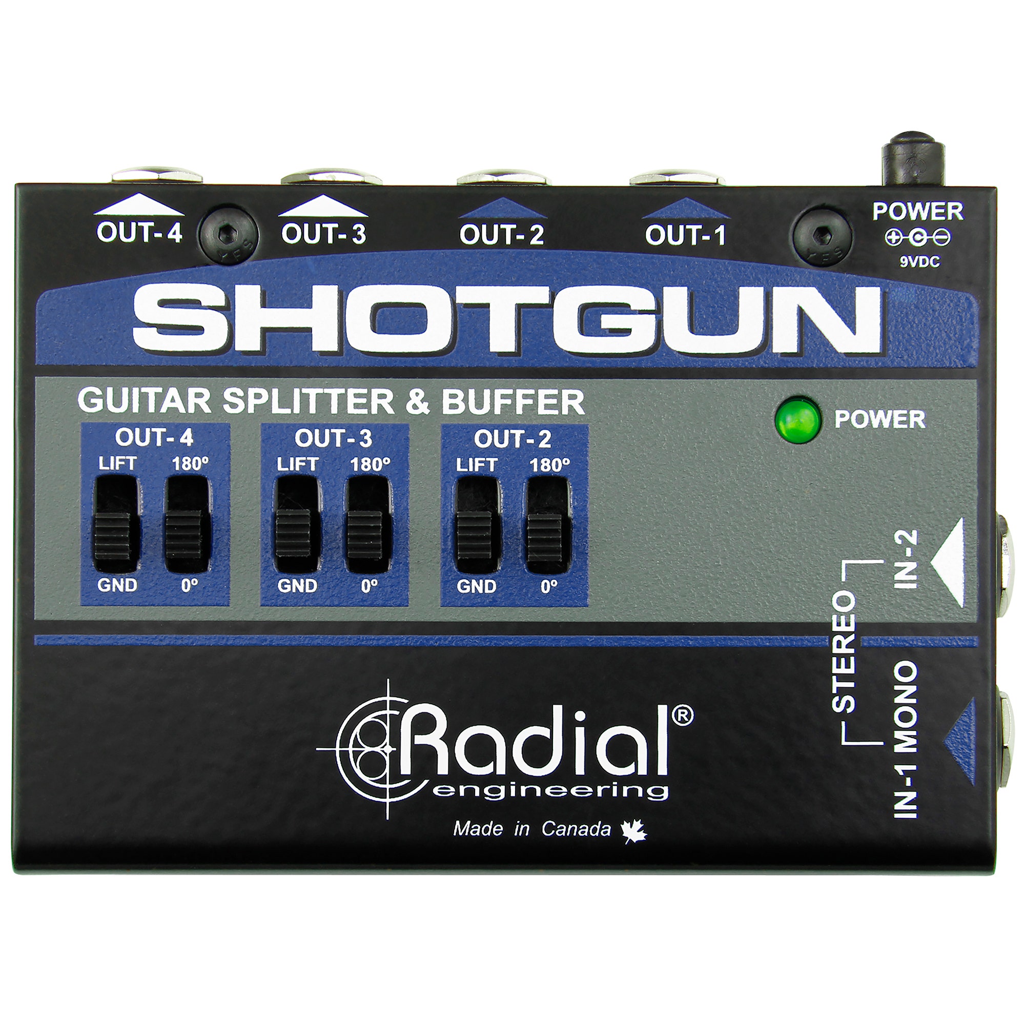 Radial Engineering Shotgun 4 Output Guitar Splitter
