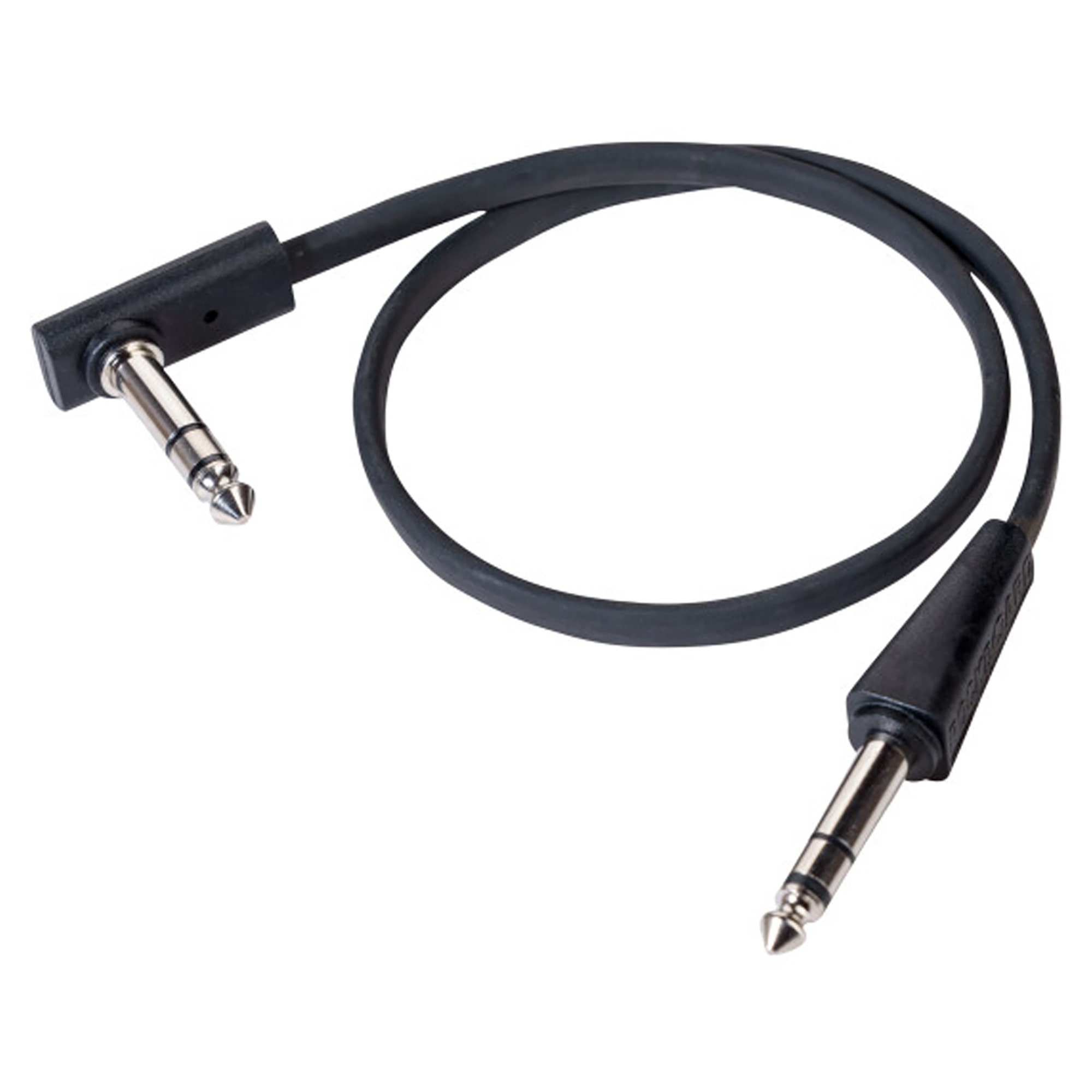 RockBoard Flat TRS Cable Straight to Angled 40 cm