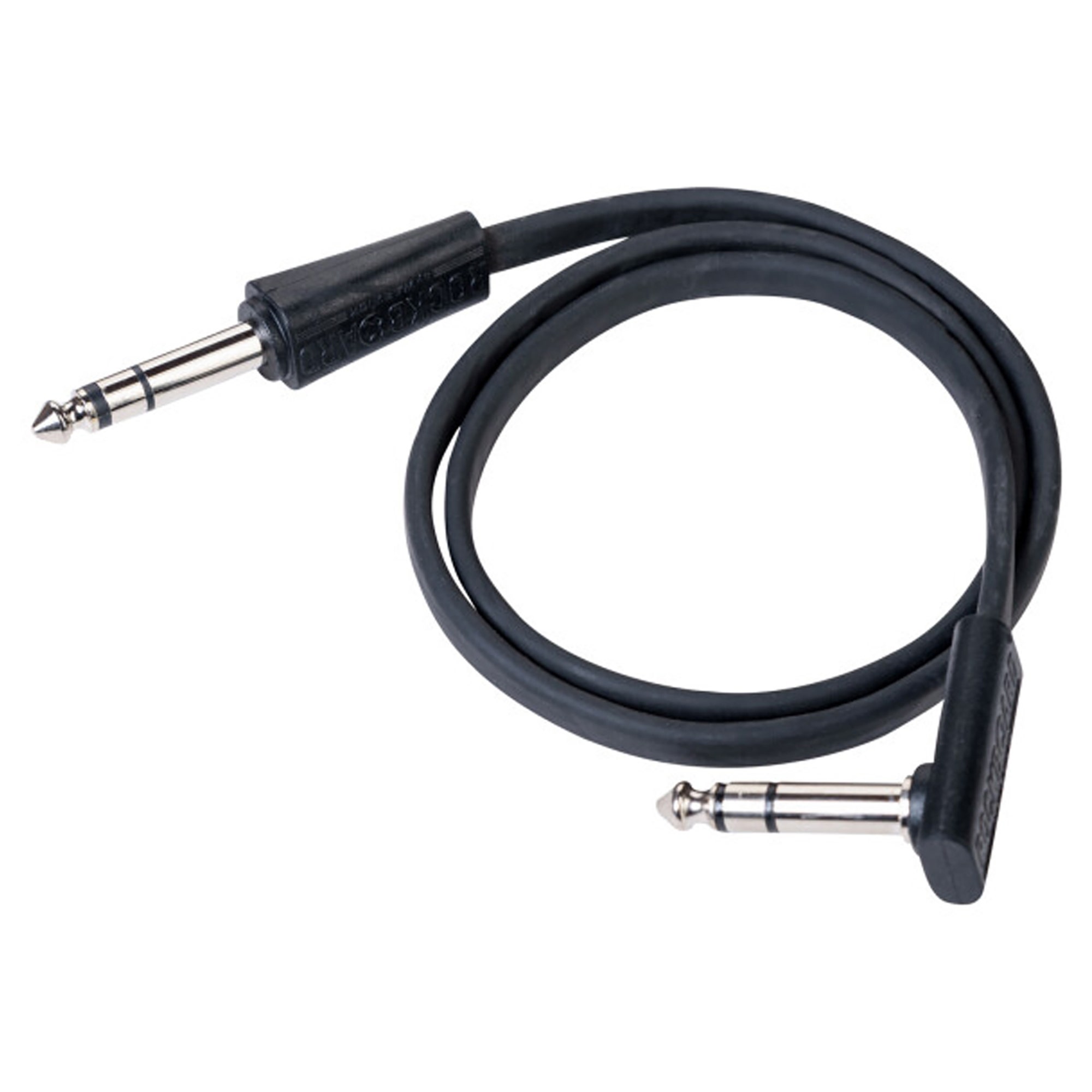RockBoard Flat TRS Cable Straight to Angled 60 cm
