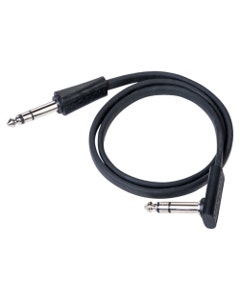 RockBoard Flat TRS Cable Straight to Angled Cable