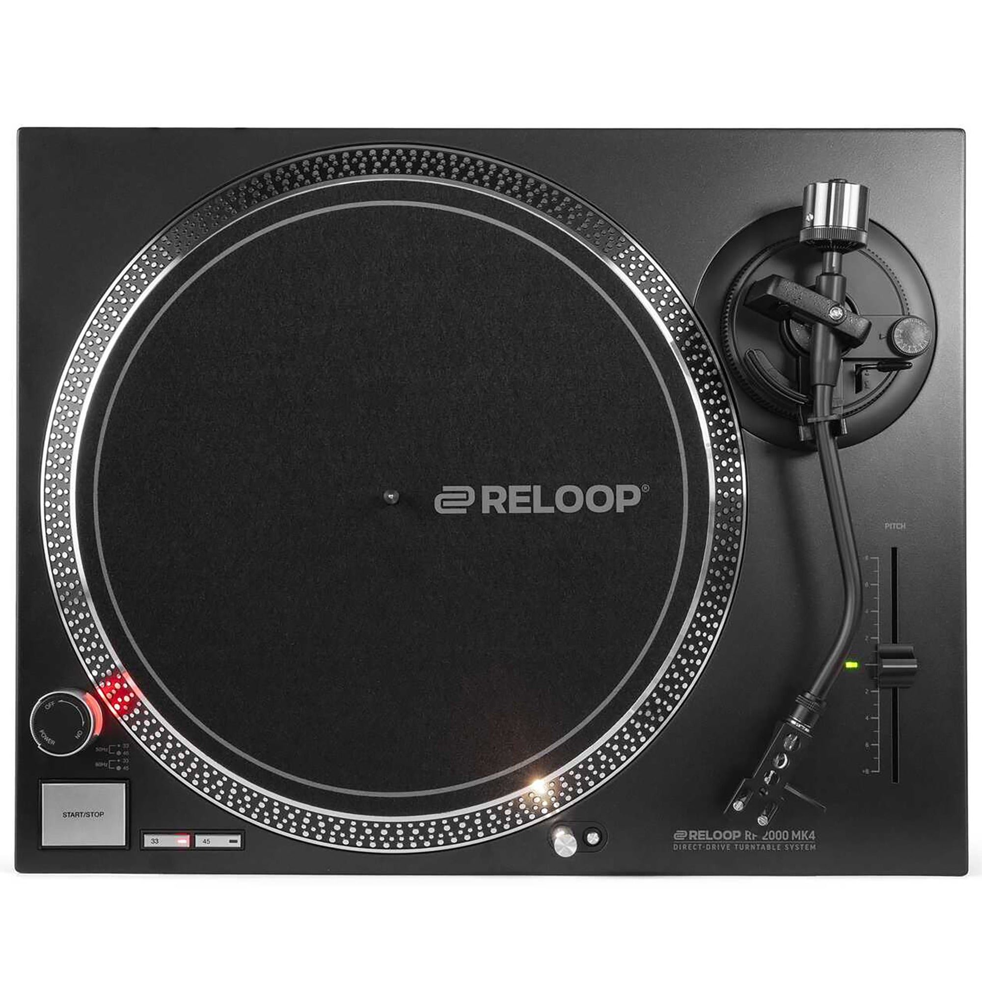 Reloop RP2000 MK4 Direct Drive Turntable in Black