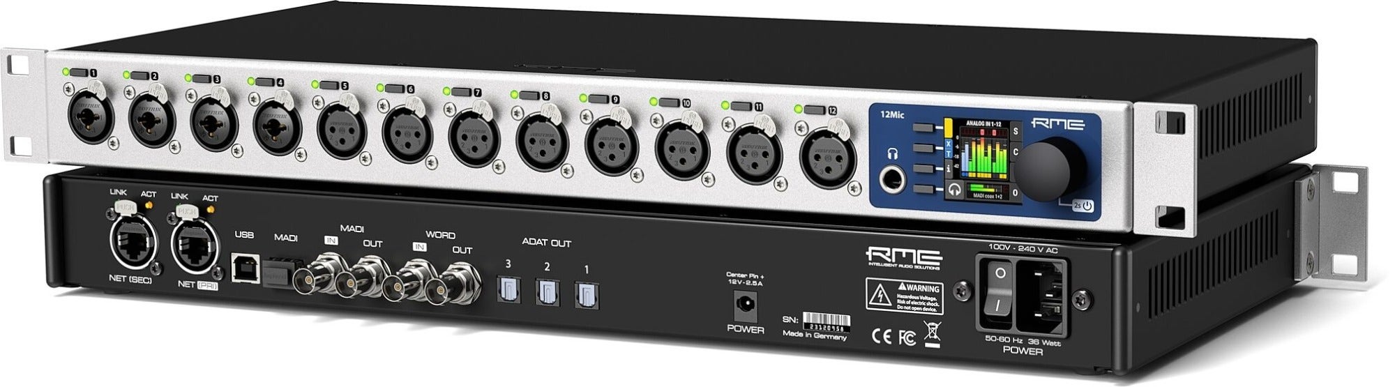RME 12Mic Microphone Preamplifier
