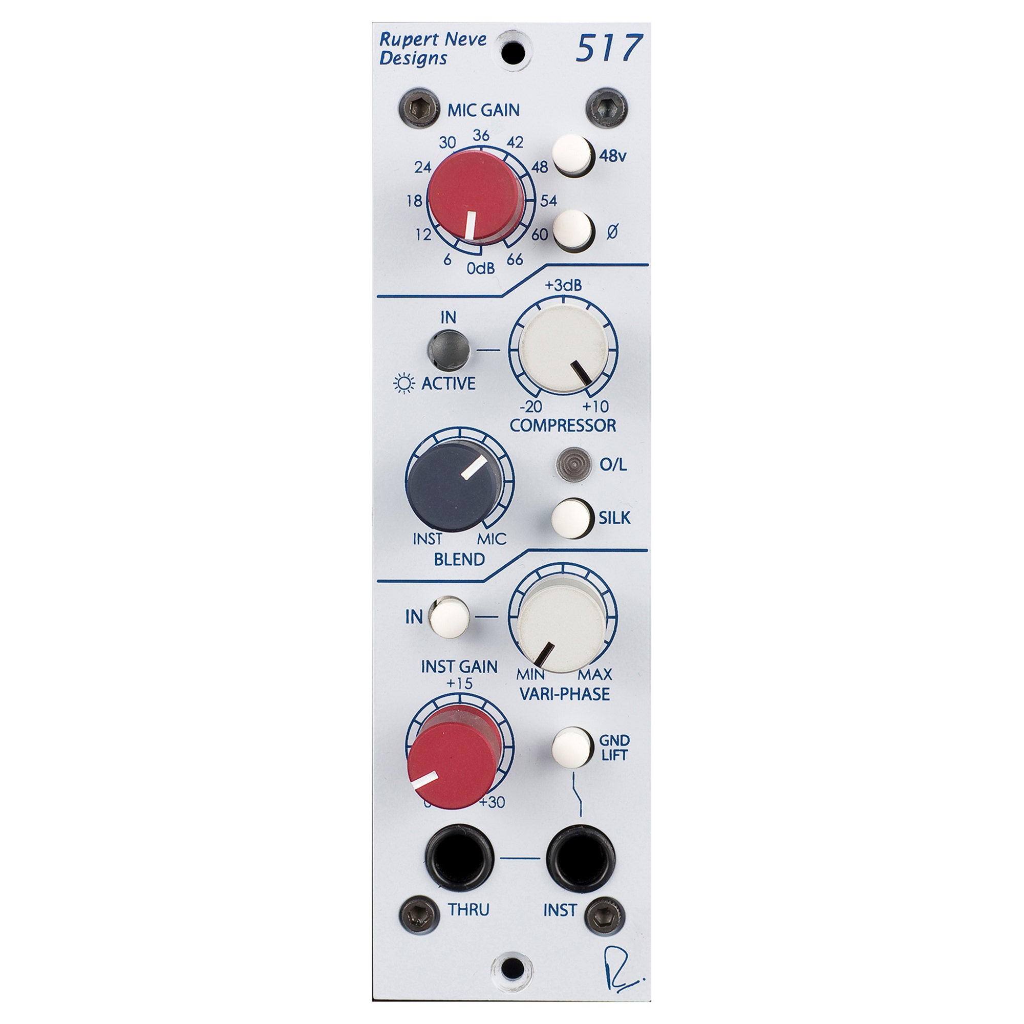 Rupert Neve Designs 517 Mic Pre DI Compressor