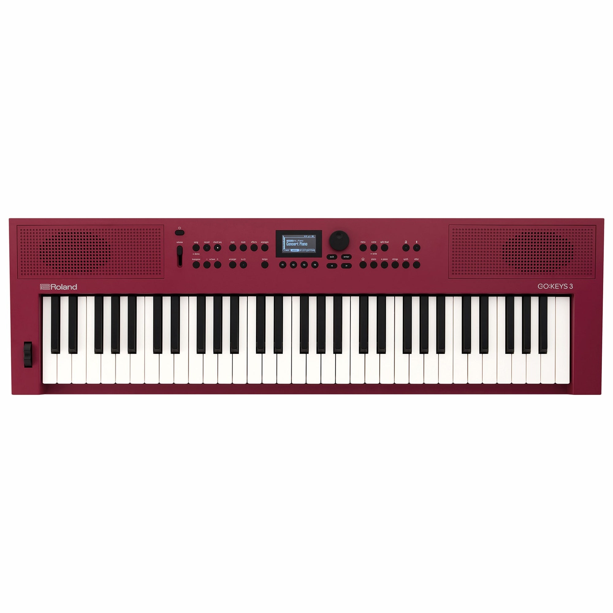 Roland GO KEYS 3 Portable Music Creation Keyboard in Red