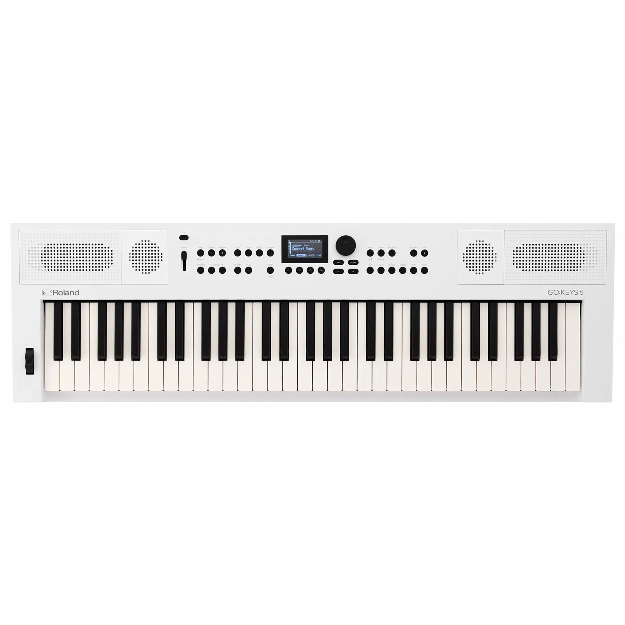 Roland GO KEYS 5 Portable Music Creation Keyboard in White