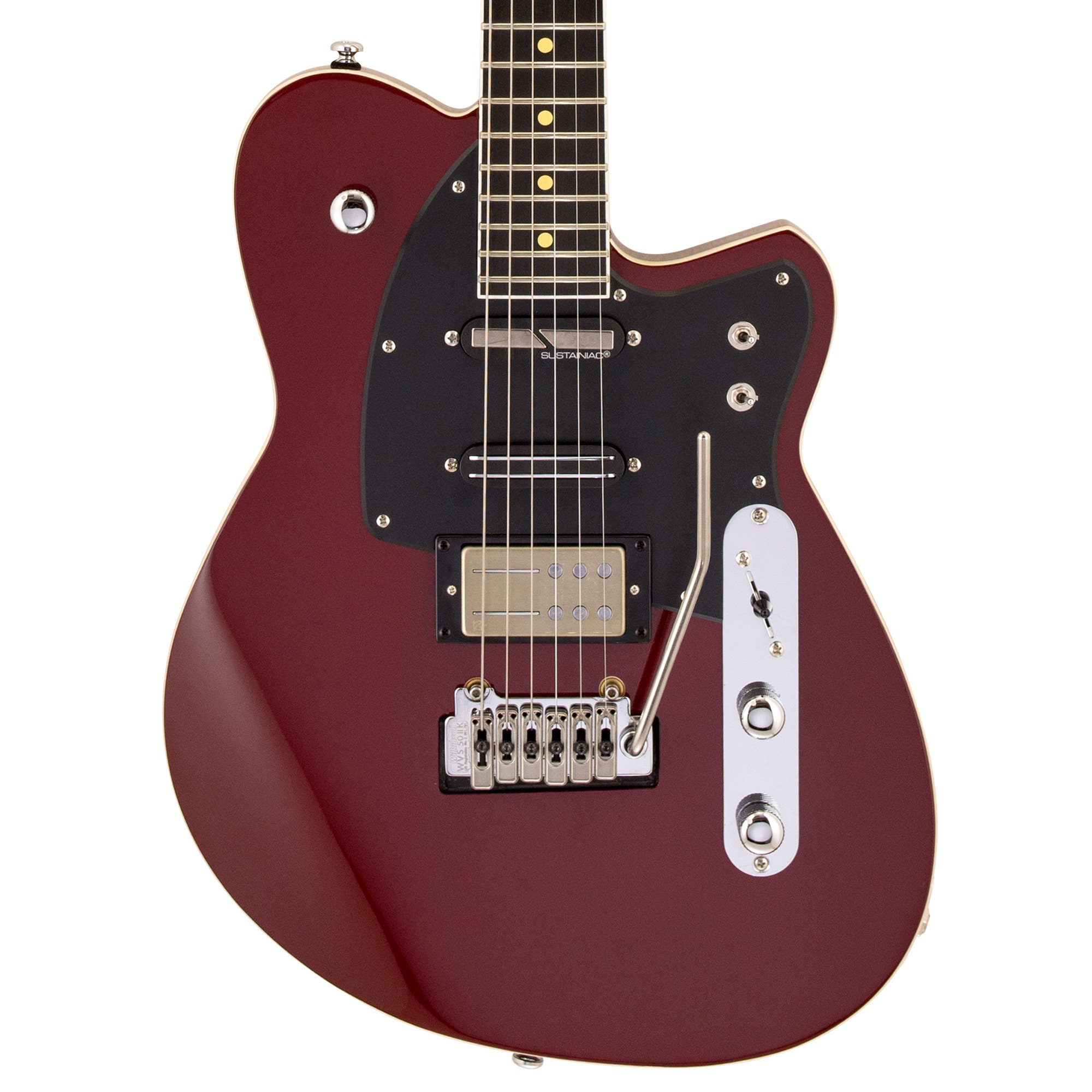 Reverend Reeves Gabrels Sustainiac MKII Guitar Wine Dark