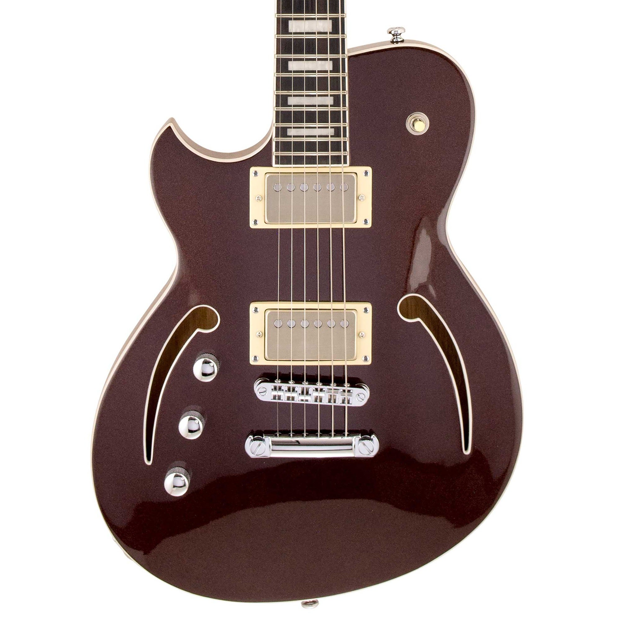 Reverend Roundhouse Air HH Semi-Hollow Left Handed Electric Guitar