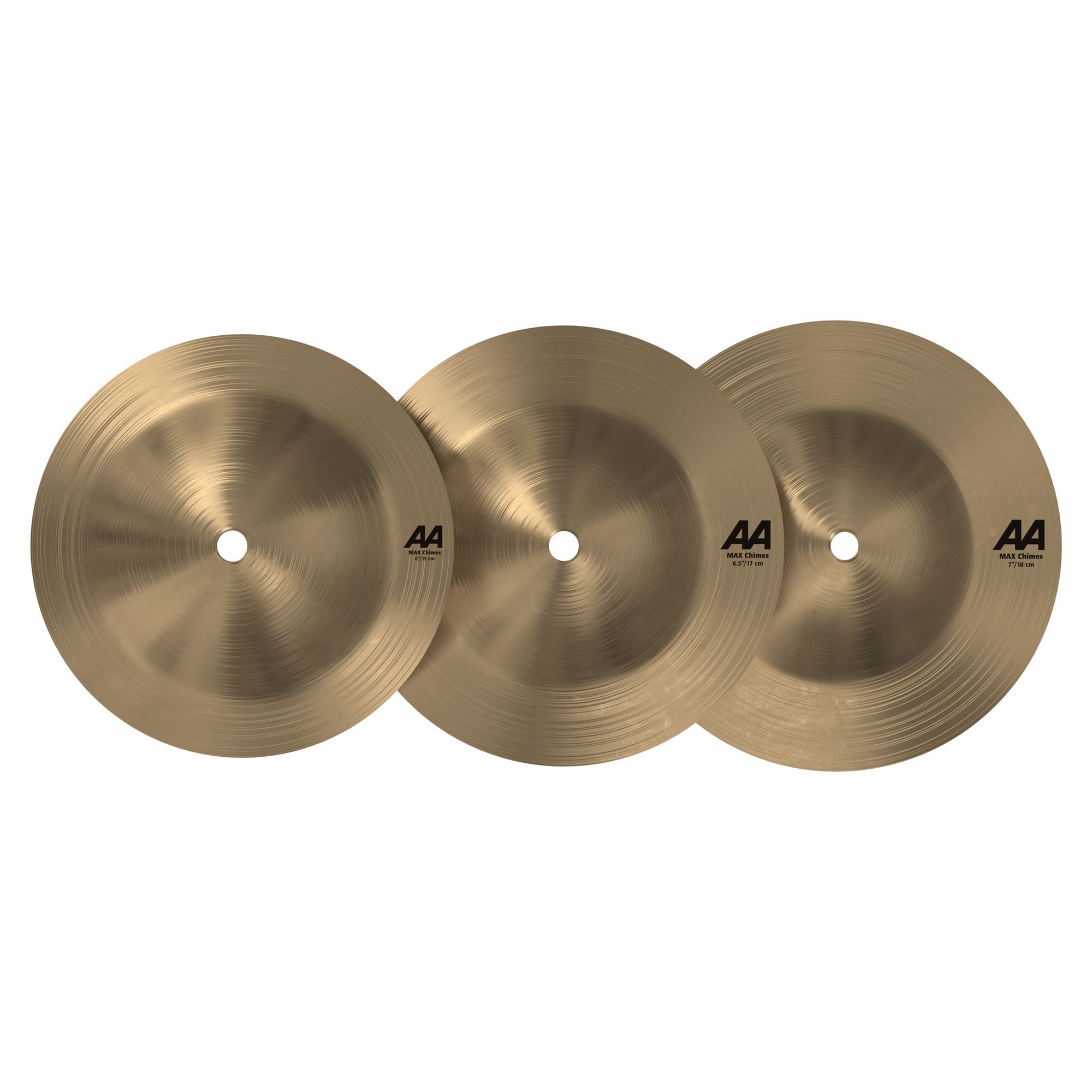 Sabian AA MAX 6 Inch 6.5Inch 7 Inch 3 Bell Chime Set
