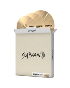 Sabian STRATUS Performace Cymbal Set 15 Hi-Hats 19 Crash 22 Ride