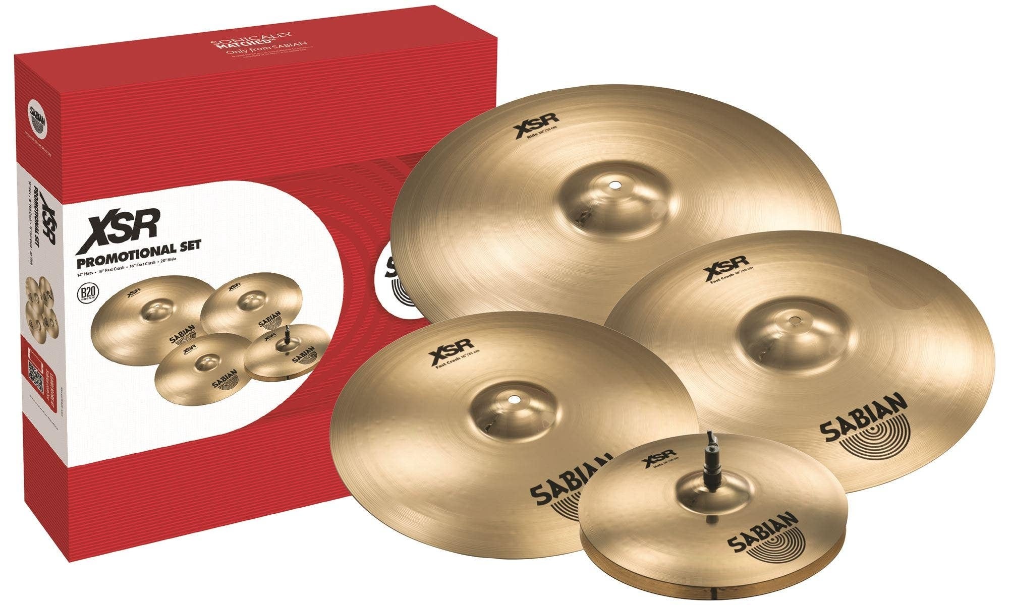 Sabian XSR5005GB Performance Cymbal Set with 18" Fast Crash