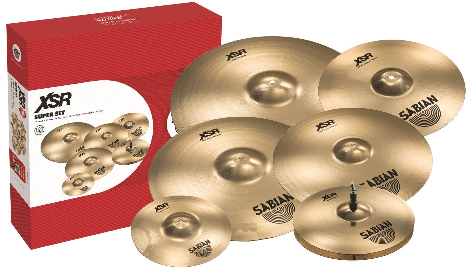 Sabian XSR5007SB Super Cymbal Set