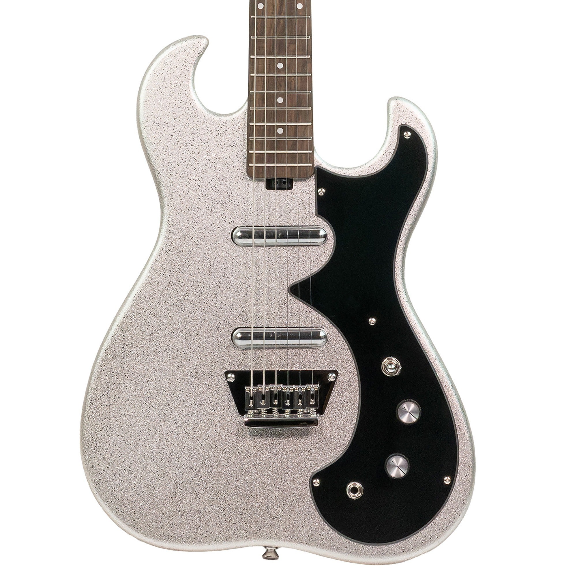 Silvertone 1449 Electric Guitar Heavy Silver Flake