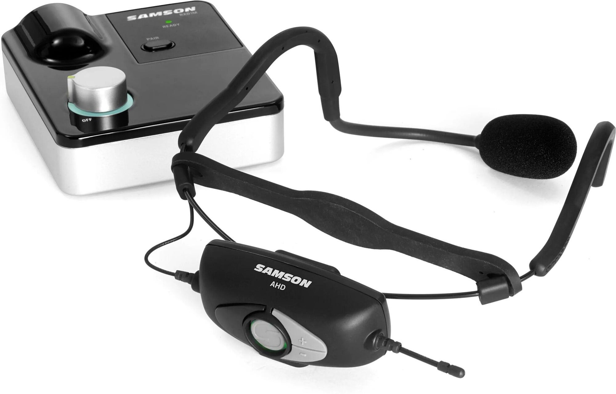 Samson AirLine XDm Fitness Headset Digital Wireless Microphone System with Tabletop Receiver