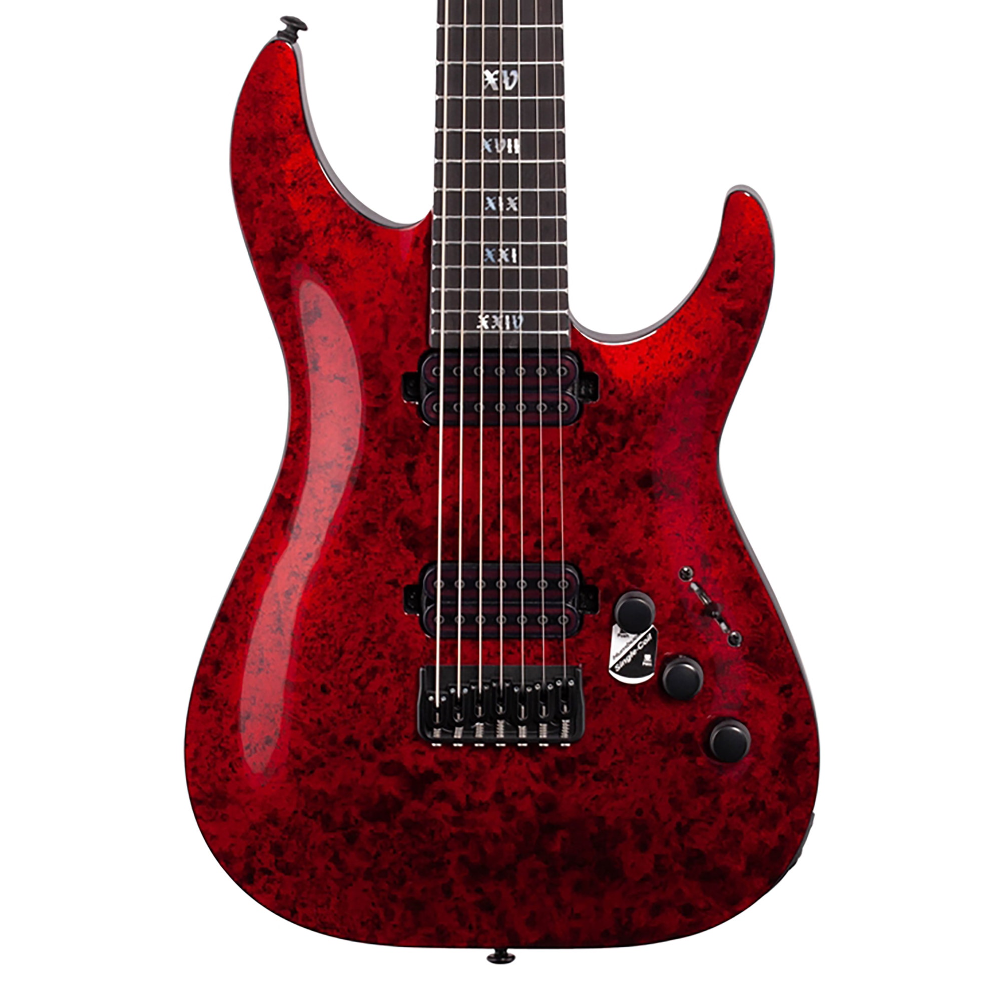 Schecter C7 Apocalypse Electric Guitar Red Reign