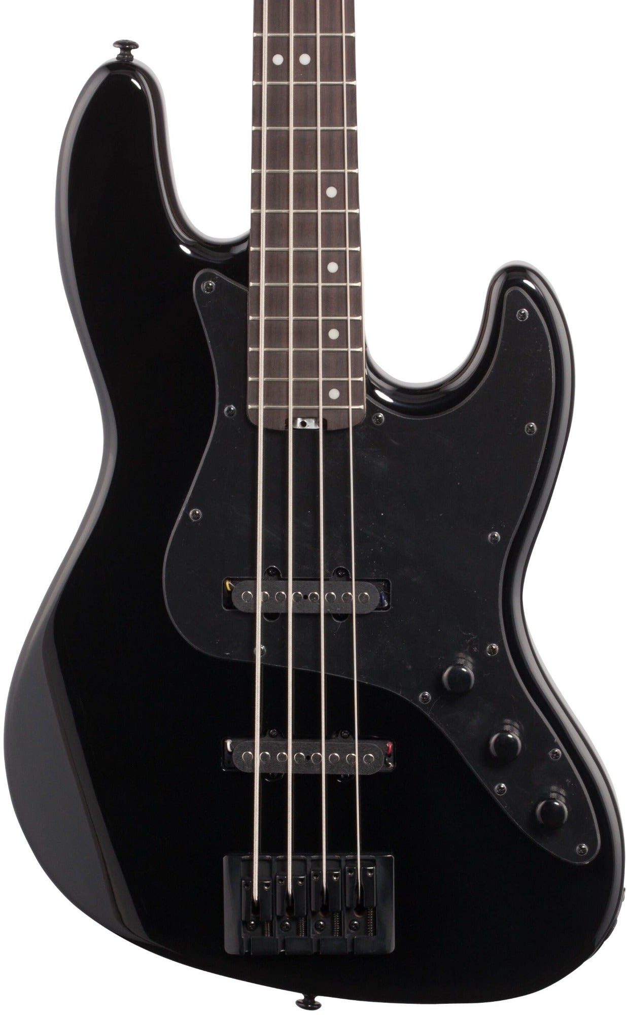 Schecter J4 Bass Guitar Gloss Black