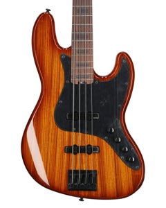 Schecter J-4 Exotic Bass Guitar Faded Vintage Sunburst