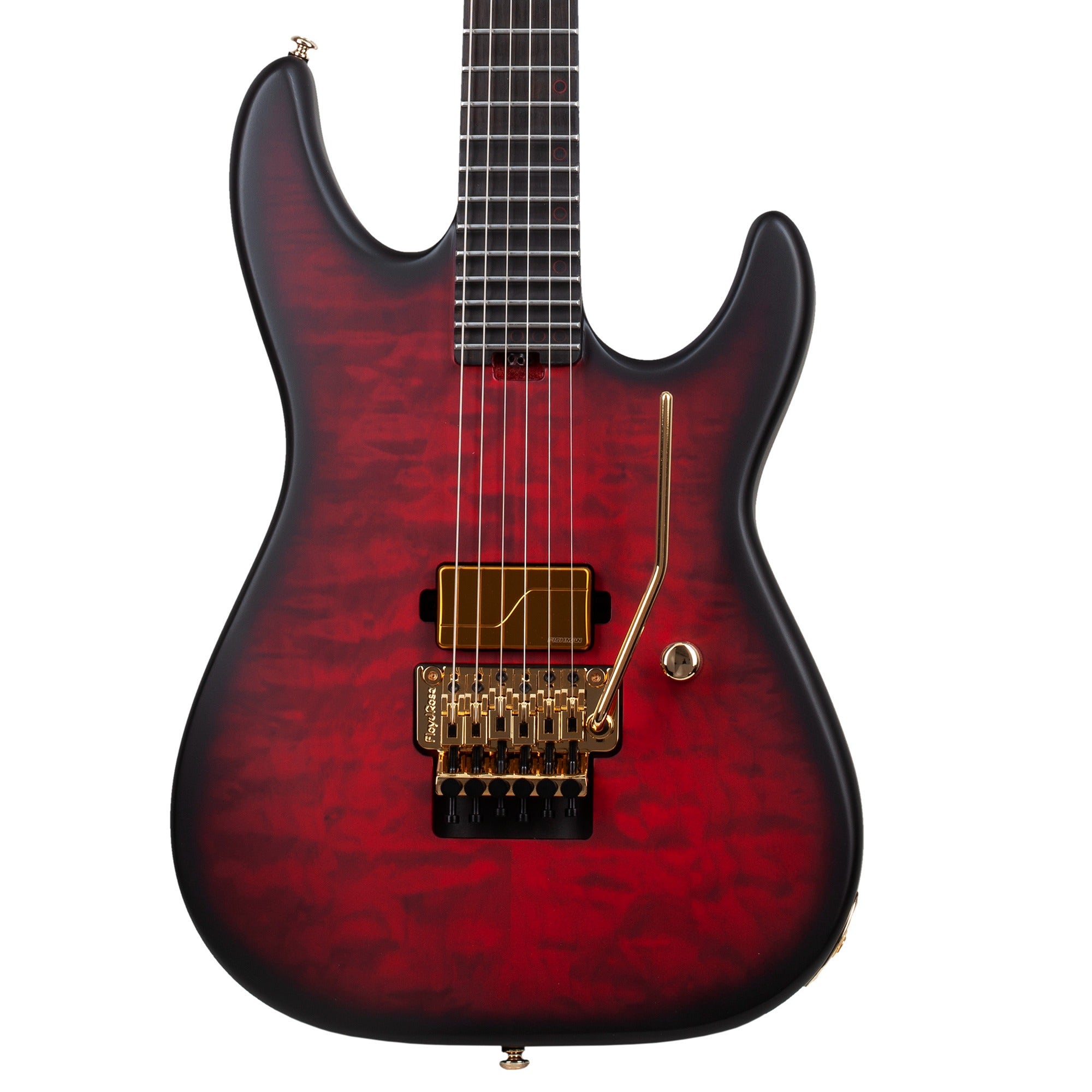 Schecter Miles Dimitri Baker Opus 6 FR Electric Guitar Scarlet Red