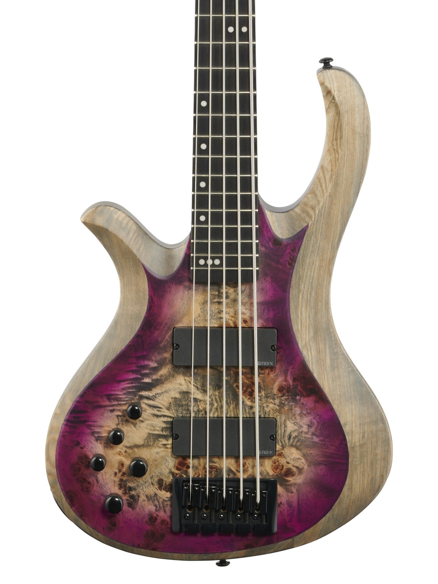 Schecter Riot 5 Left-Handed 5-String Bass Guitar Satin Aurora Burst