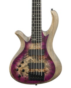 Schecter Riot 5 Left-Handed 5-String Bass Guitar Satin Aurora Burst