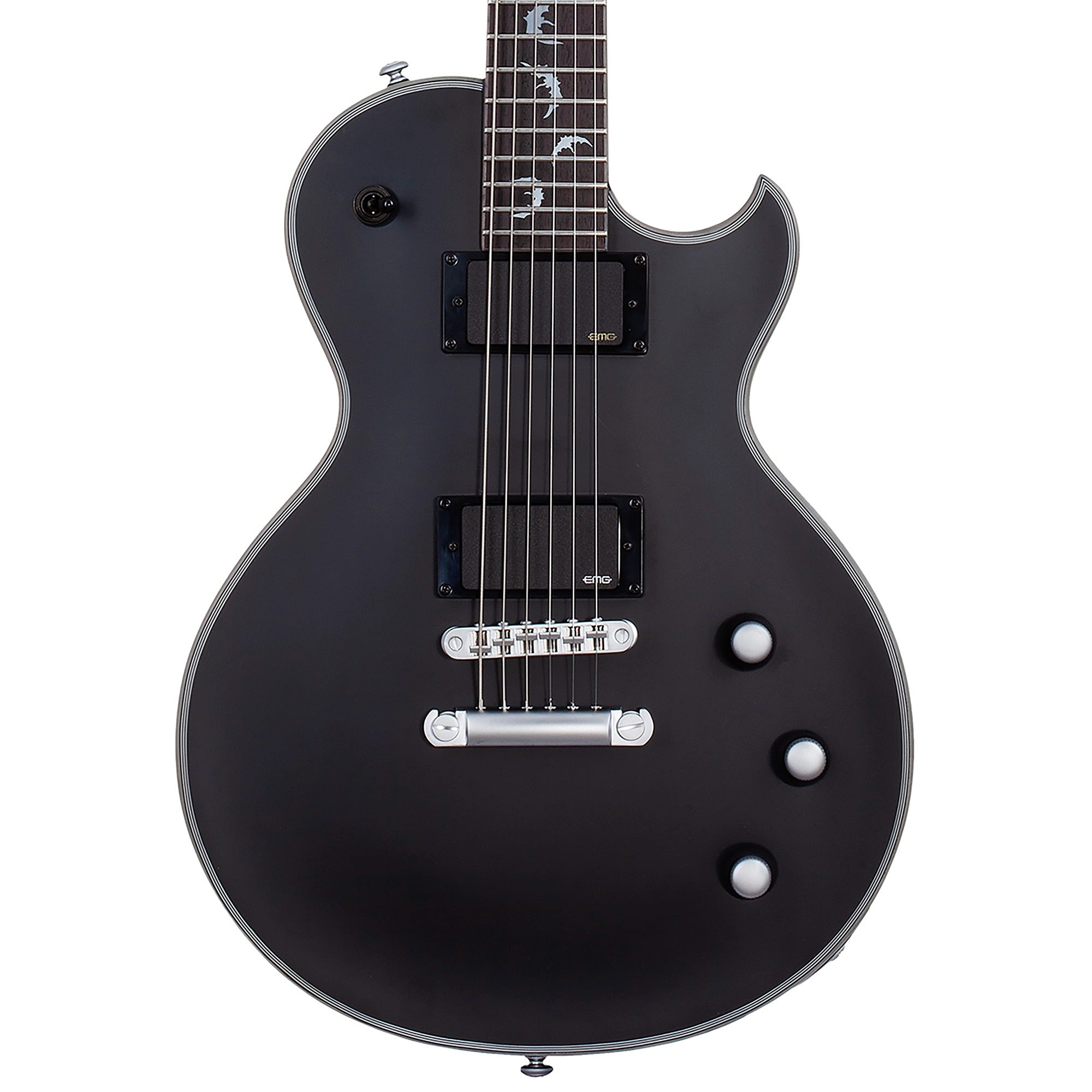 Schecter Solo-II Damien Platinum Electric Guitar Satin Black