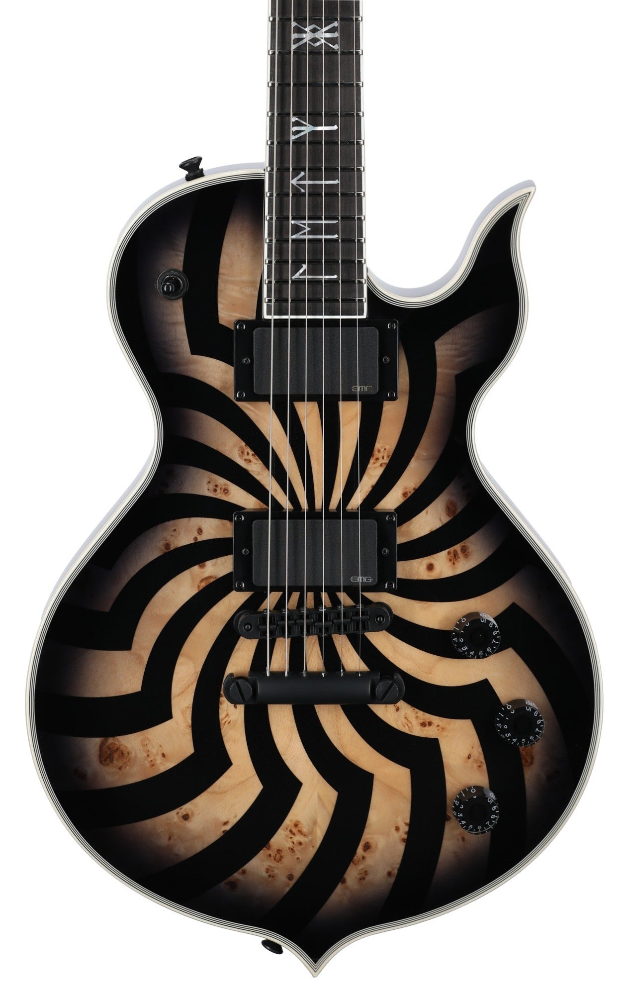 Wylde Audio Odin Grail Electric Guitar Charcoal Burst Buzzsaw