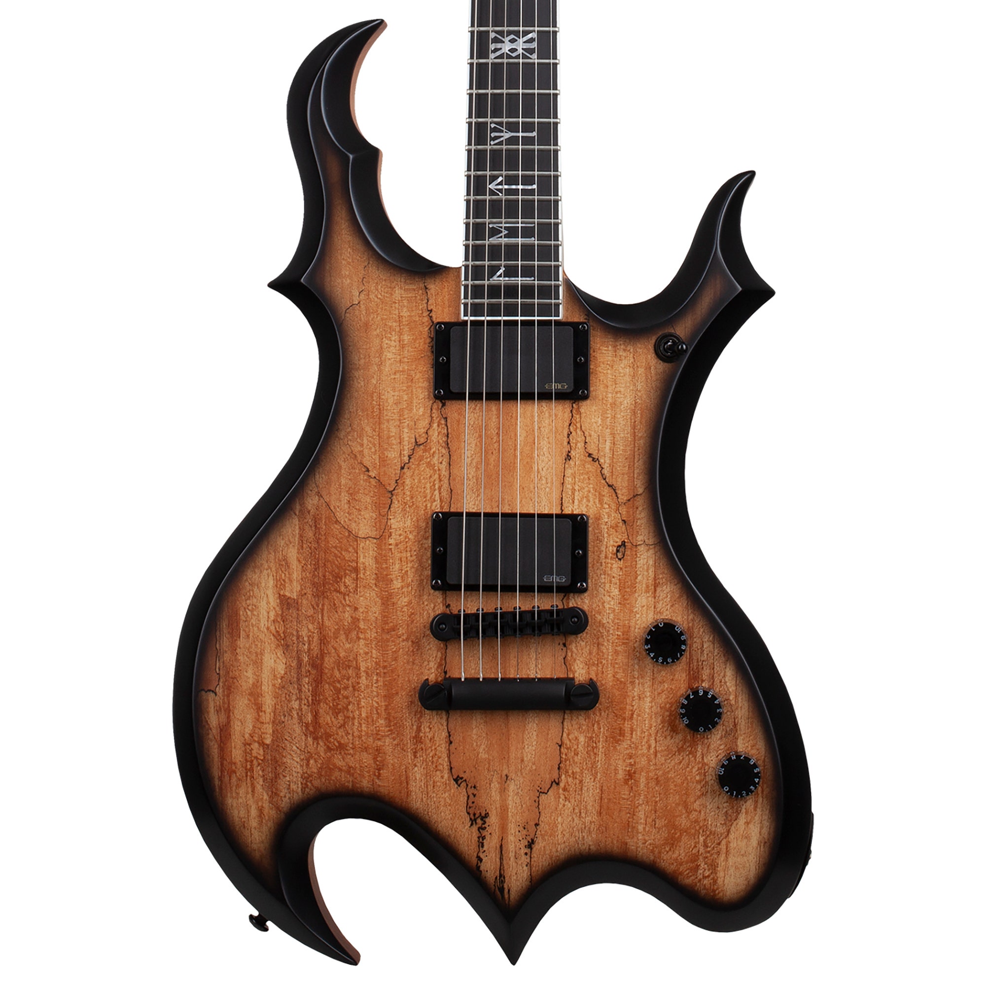 Wylde Audio Wrathmaker Electric Guitar Spalted Maple