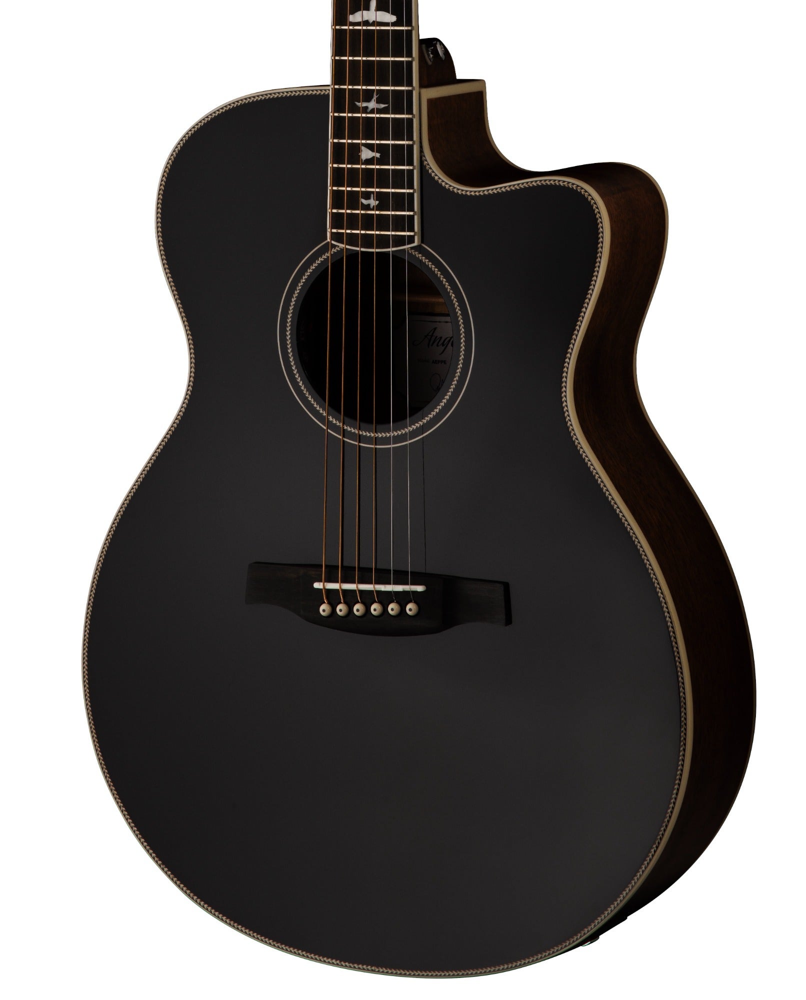 PRS SE A20E Acoustic Electric Guitar Black with Gig Bag