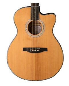 PRS SE A50 Angelus Acoustic Electric Guitar with Case Black Gold Burst