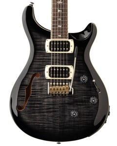 PRS SE Custom 24 Semi-Hollow Piezo Guitar with Gig Bag Charcoal Burst