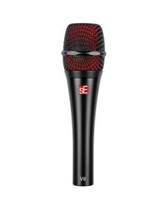 SE Electronics V8 Black Premium Supercardioid Dynamic Handheld Vocal Microphone