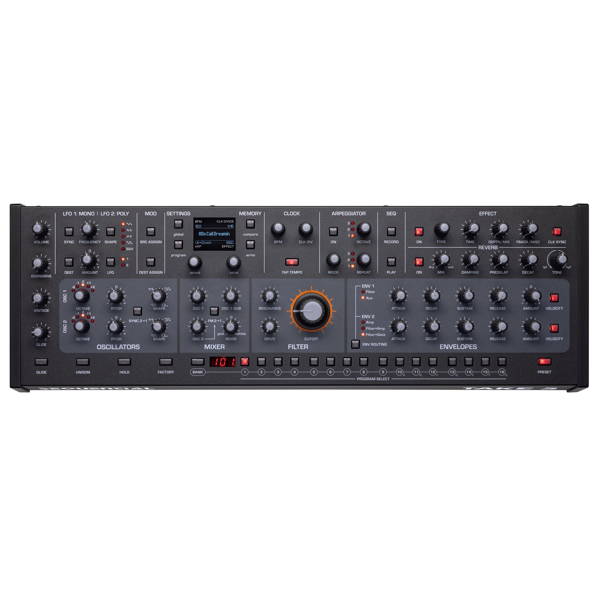 Sequential Take 5 Desktop Analog Synthesizer