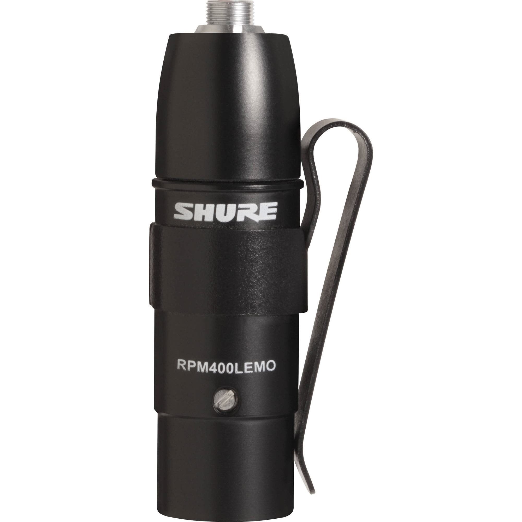 Shure RPM400LEMO Wired TwinPlex Microphone Preamp with Belt Clip (LEMO3 to XLR)