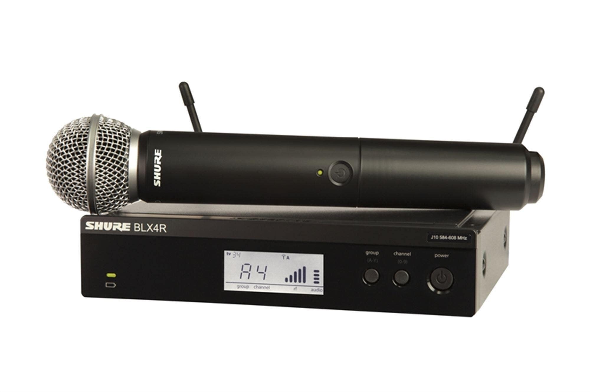 Shure BLX24R/SM58 Handheld Vocal Wireless Mic System With SM58 H11
